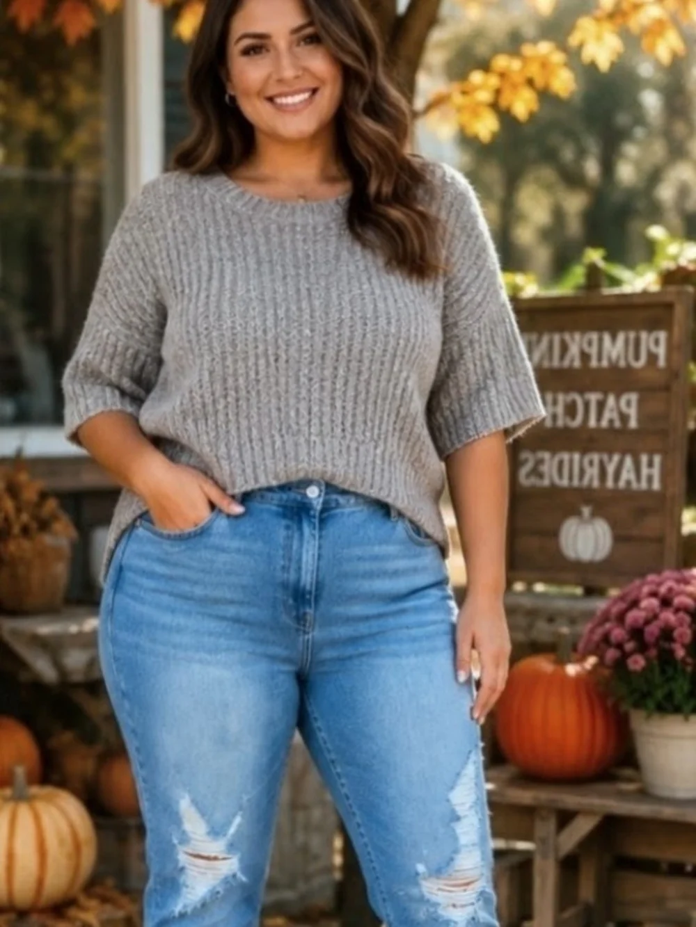 Knit Women's Sweater Size~ Lg